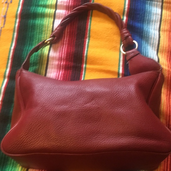 Ruby red 100% leather purse by Talbots - Picture 6 of 11